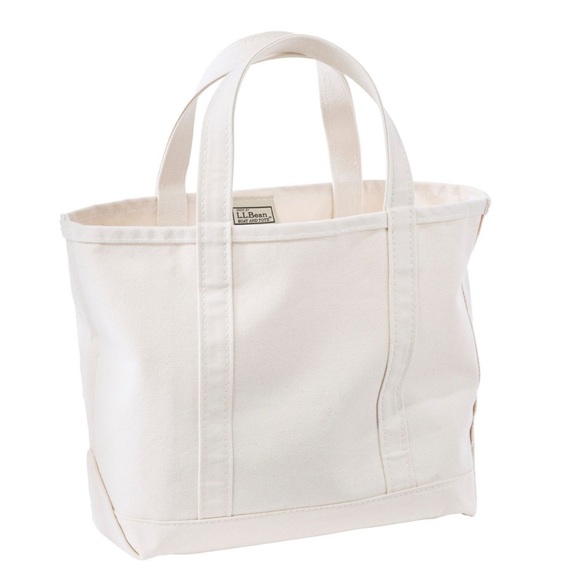L.L. Bean Handbags - L.L. Bean Classic Canvas Tote in Natural/Cream